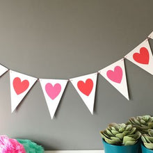 Load image into Gallery viewer, Heart Bunting