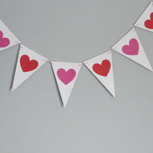 Load image into Gallery viewer, Heart Bunting