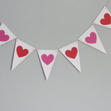 Load image into Gallery viewer, Heart Bunting
