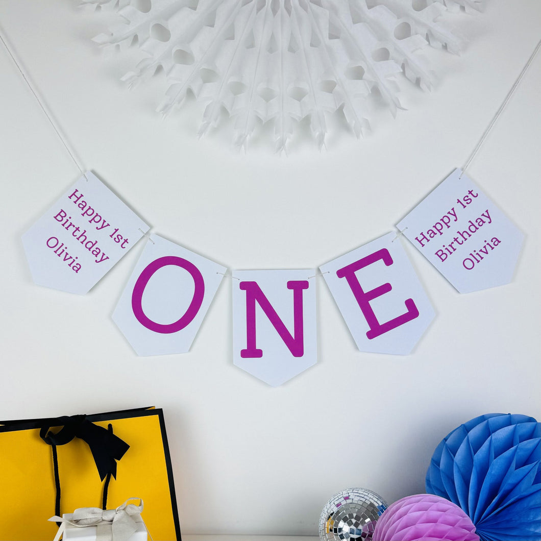 First Birthday Party Decoration - ONE