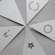 Load image into Gallery viewer, Silver Wedding Anniversary Bunting
