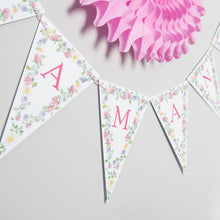 Load image into Gallery viewer, Bespoke Floral Bunting
