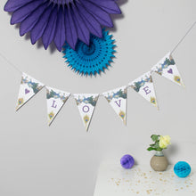 Load image into Gallery viewer, Bespoke Peacock Bunting
