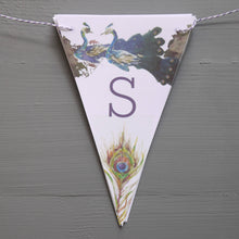 Load image into Gallery viewer, Bespoke Peacock Bunting
