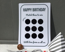 Load image into Gallery viewer, Birthday Scratchcard
